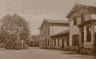 Bahnhof um 1870