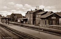Bahnhof um 1896